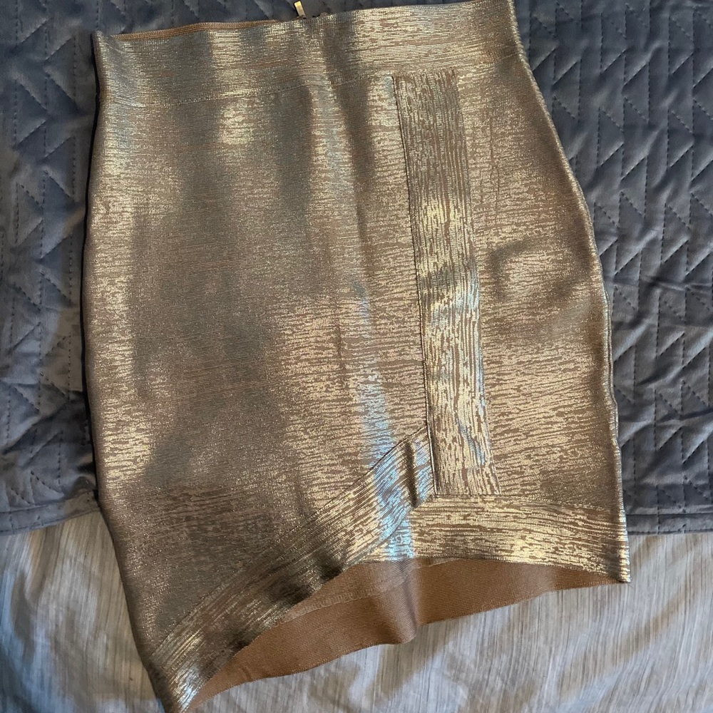 Gold angl skirt